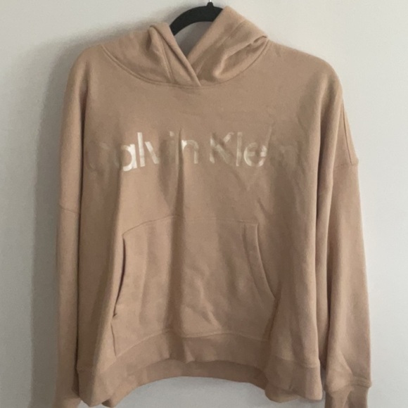 Calvin Klein Tan Hoodie Sweatshirt performance - Picture 1 of 6